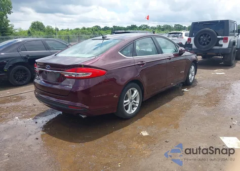 2018 Ford Fusion Se Hybrid from USA, damaged, VIN 3FA6P0LU7JR149615